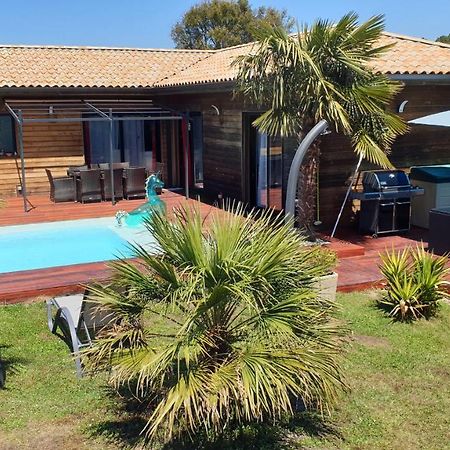 Villa Avec Piscine Chauffee Moliets-et-Maa Luaran gambar