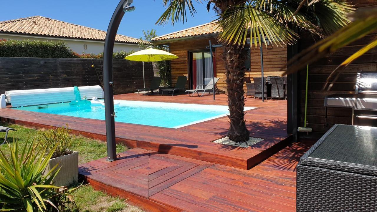 Villa Avec Piscine Chauffee Moliets-et-Maa Luaran gambar