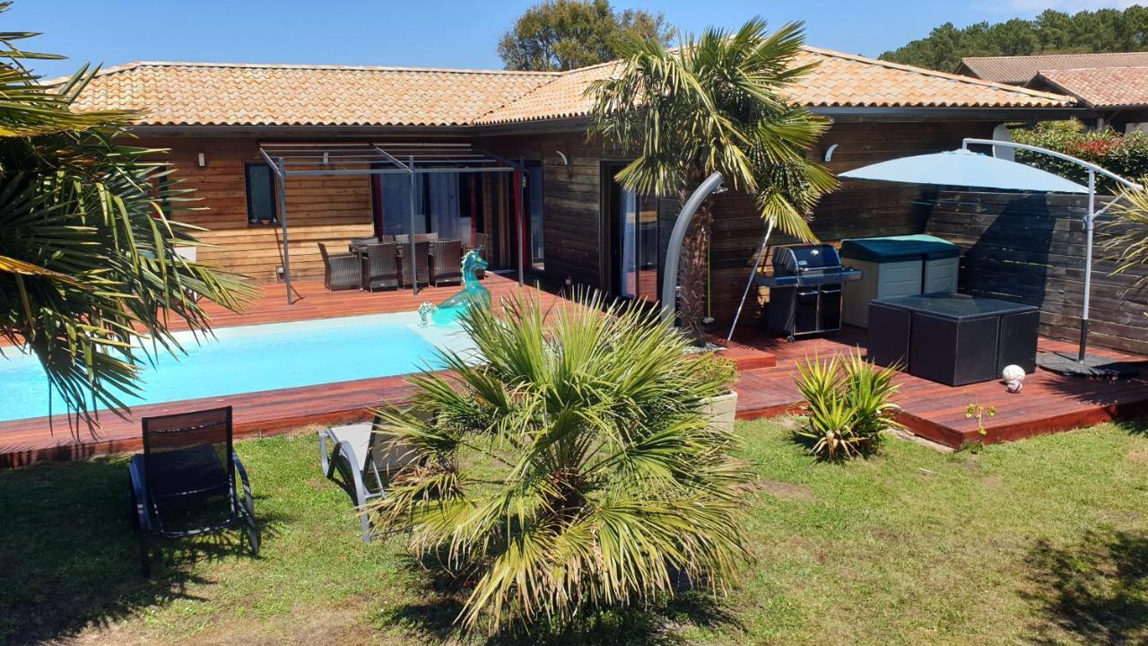 Villa Avec Piscine Chauffee Moliets-et-Maa Luaran gambar