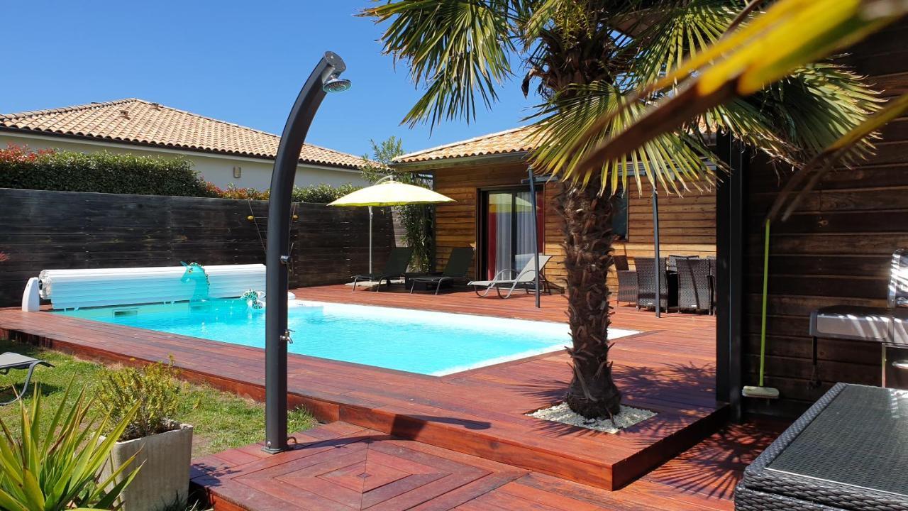 Villa Avec Piscine Chauffee Moliets-et-Maa Luaran gambar