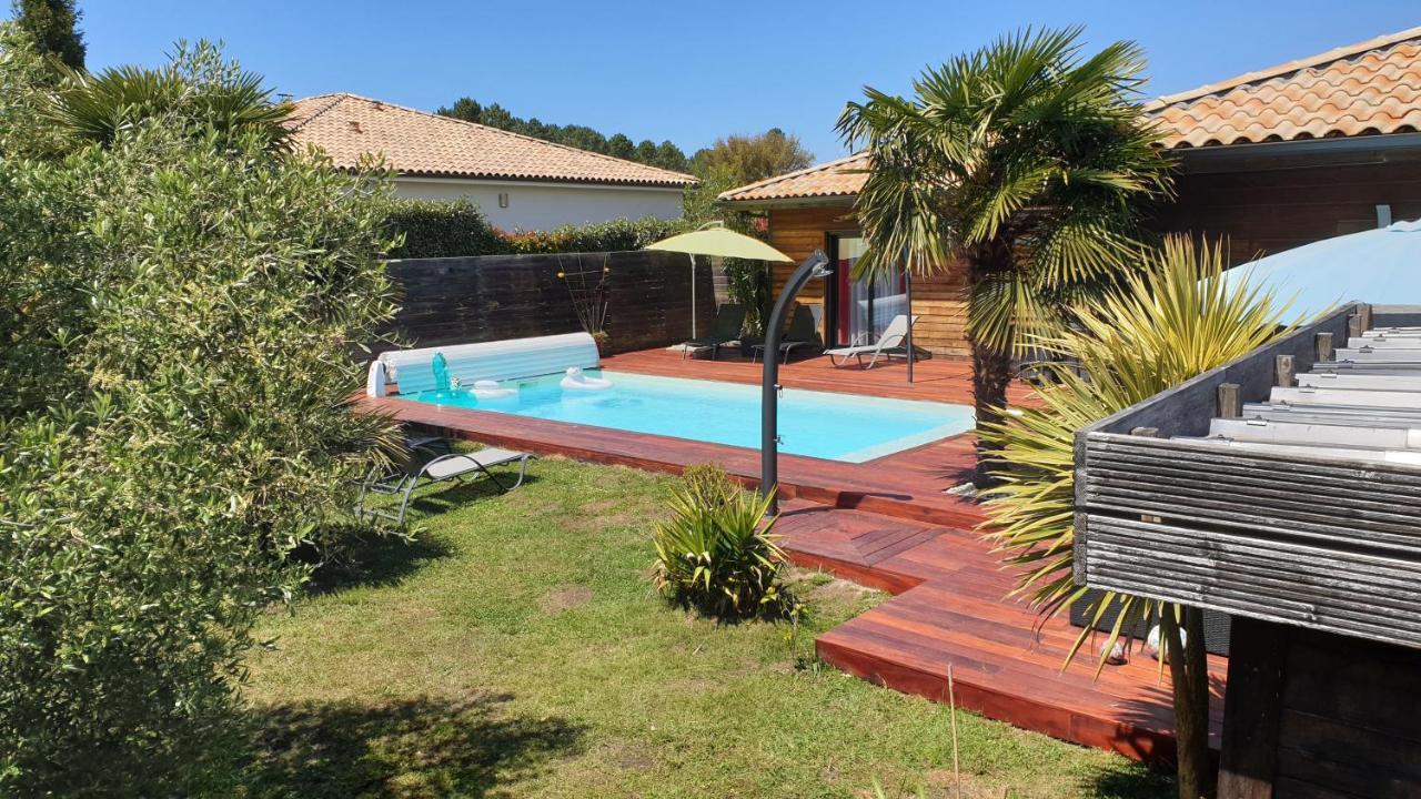 Villa Avec Piscine Chauffee Moliets-et-Maa Luaran gambar
